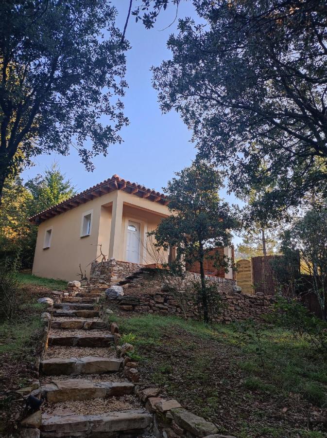 Magnifique petite villa avec jacuzzi l'attrape rêve Les Plantiers Exterior foto